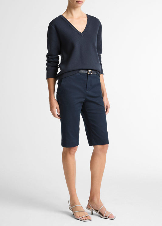 Avery Mid-Rise Italian Stretch-Cotton Short - US 8694