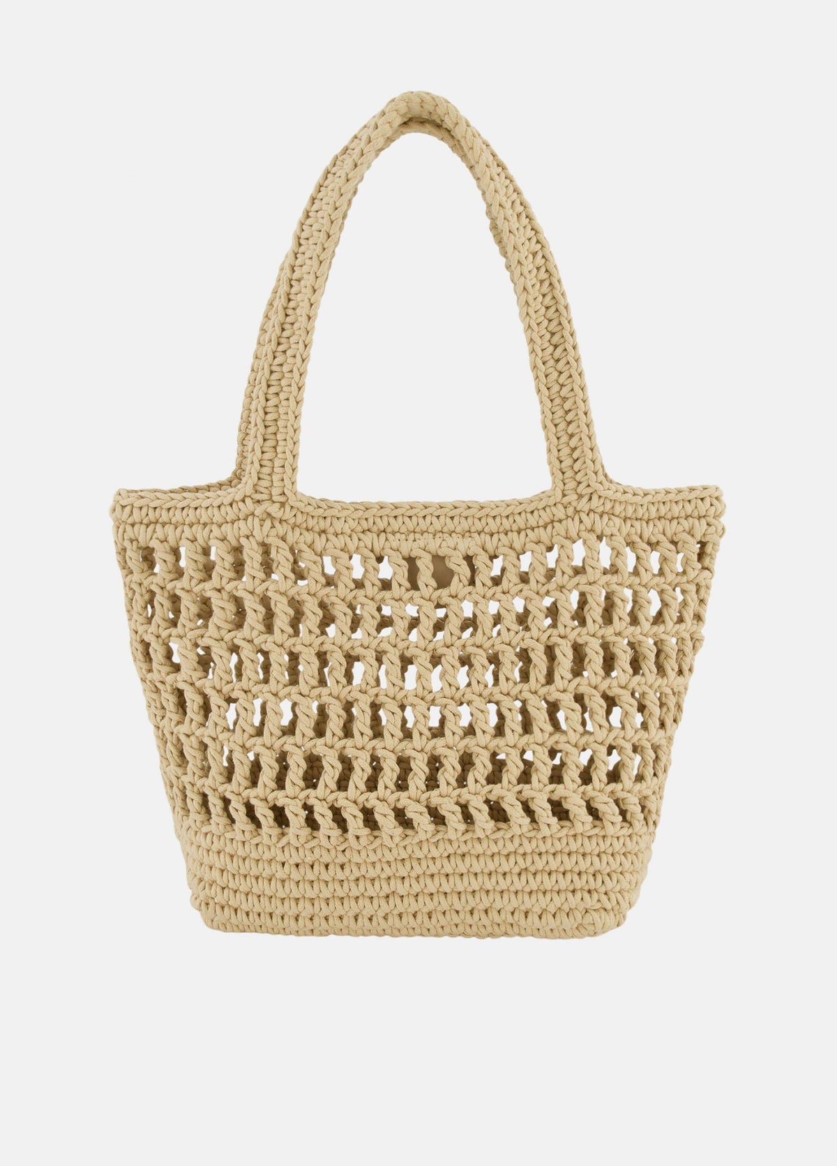 Barcelona Cotton Crochet Small Tote - US 4330