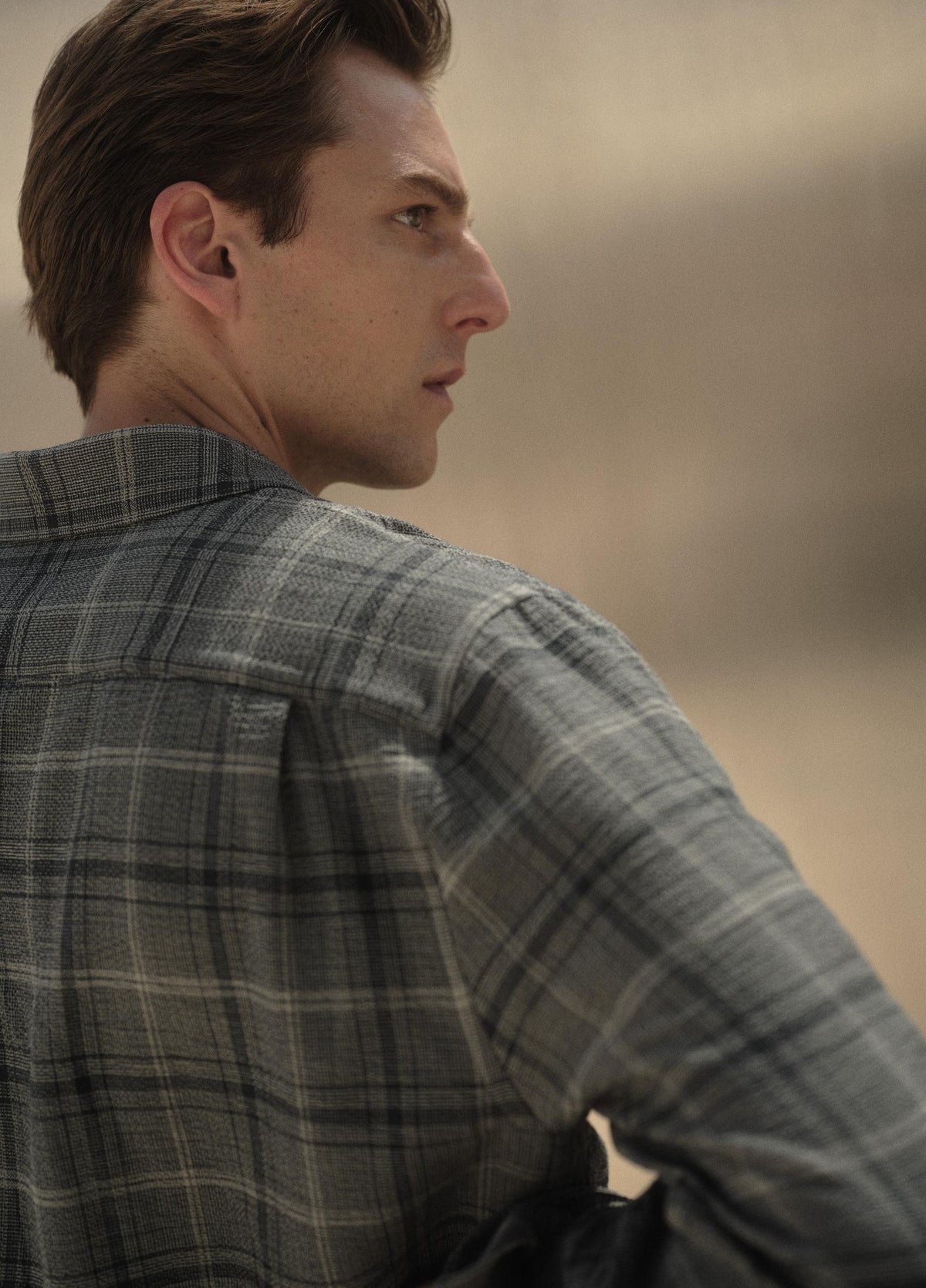 Catskill Plaid Cotton Button-Front Shirt - US 4435