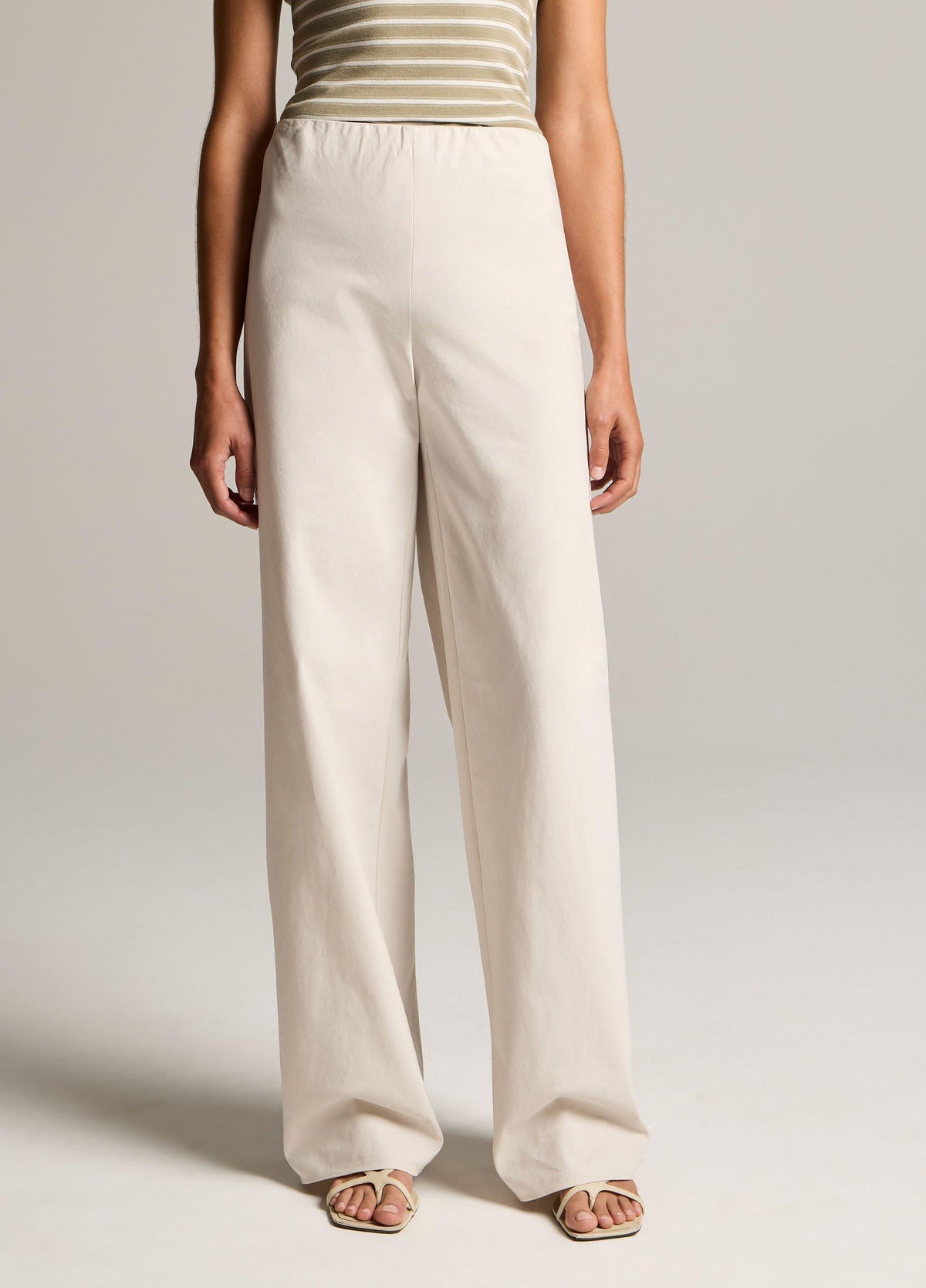 Colette High-Rise Cotton Twill Bias Pant - US 6448