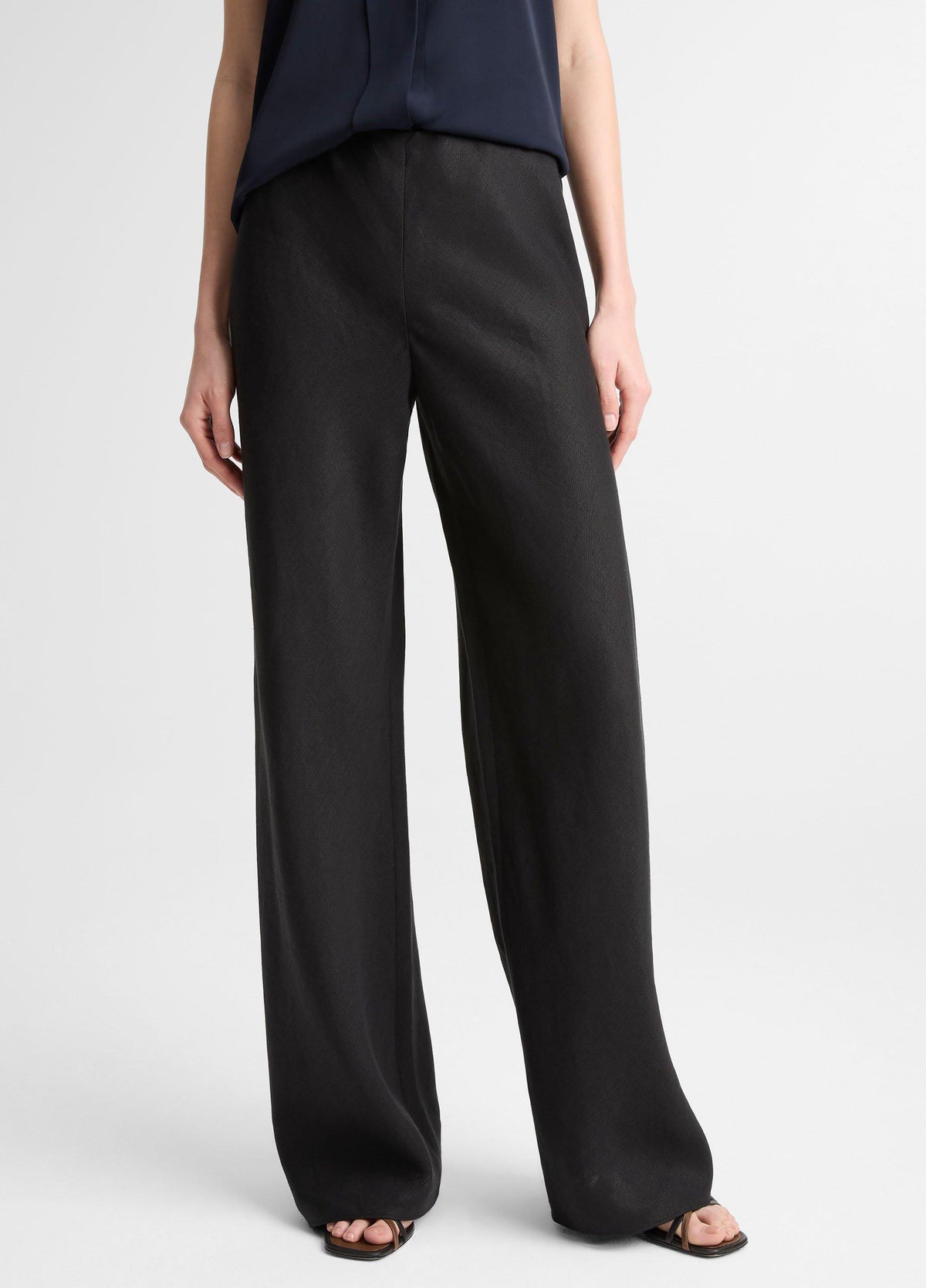 Colette High-Rise Italian Linen Bias Pant - US 7028
