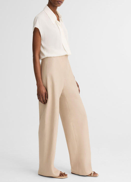 Colette High-Rise Italian Linen Bias Pant - US 2060
