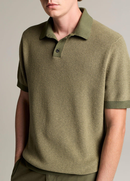 Colorblock Feed-Stripe Cotton-Cashmere Polo Sweater - US 6669