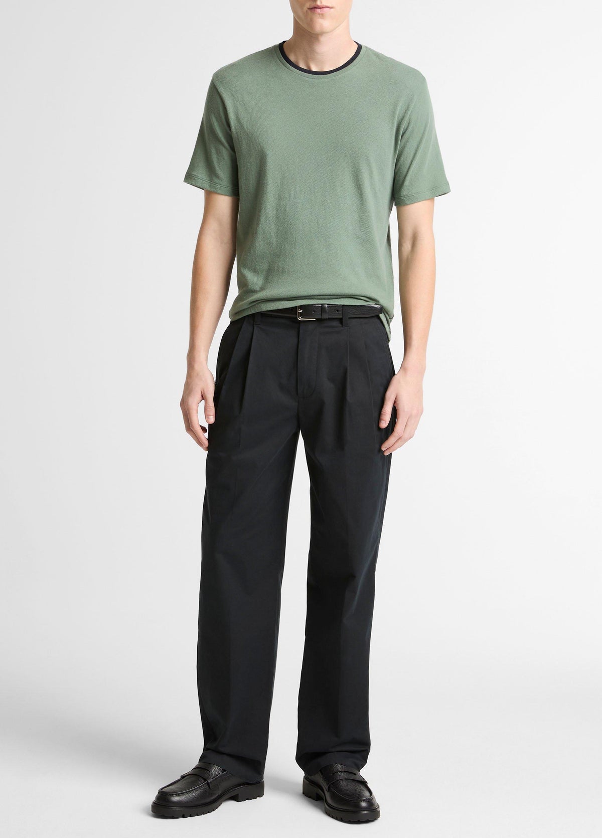Cotton Double-Collar T-Shirt - US 7408