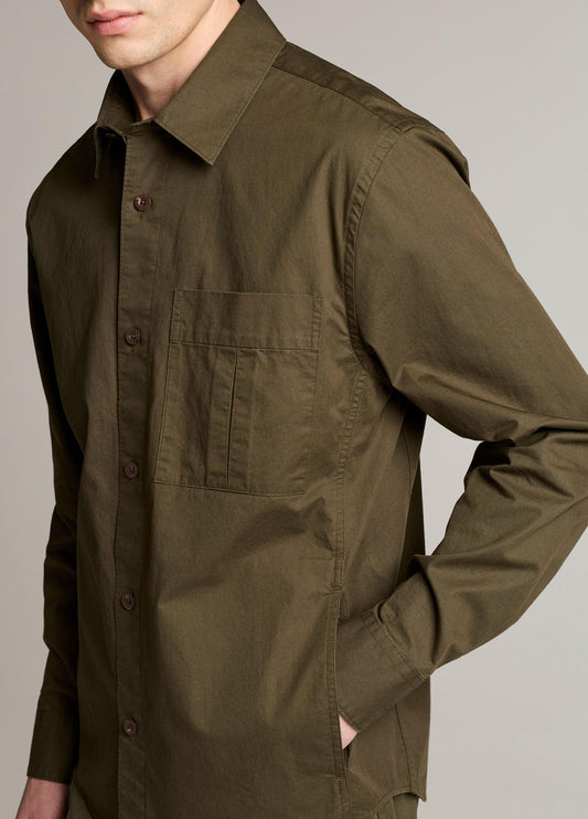 Cotton Split-Yoke Overshirt - US 8208
