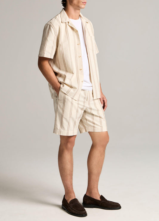 Cove Stripe Cotton-Hemp Short - US 0989