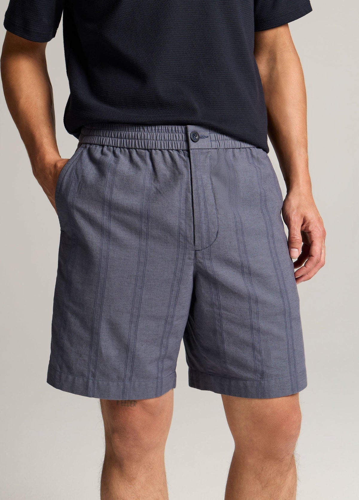 Cove Stripe Cotton-Hemp Short - US 0121