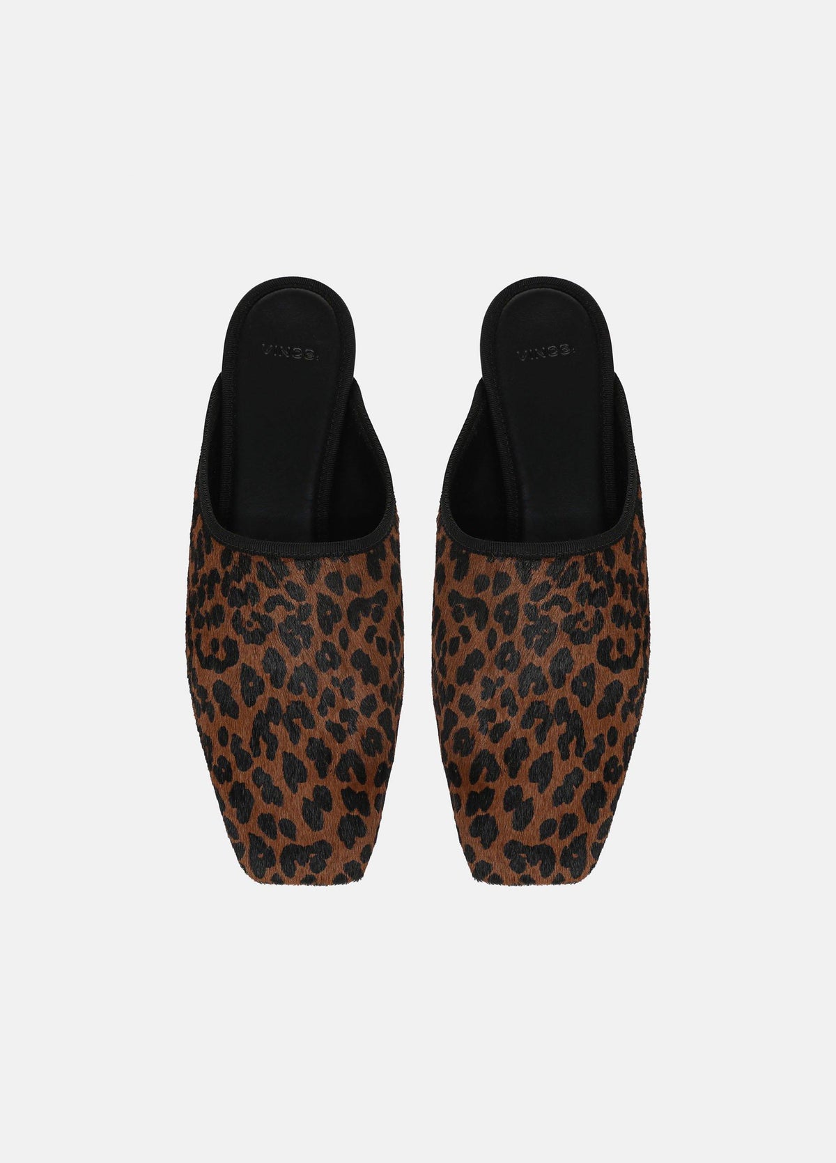 Dakota Leopard-Print Calf Hair Mule - US 9154