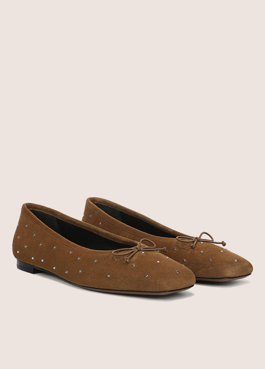 Darla Studded Suede Ballet Flat - US 2543