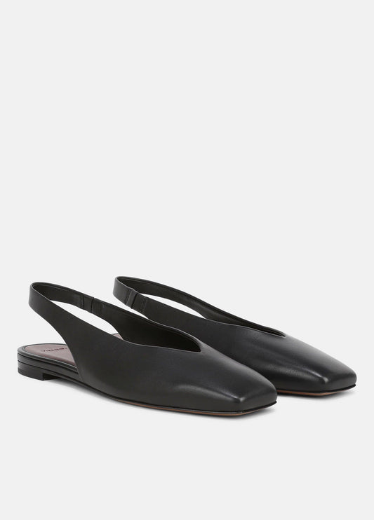 Darlina Leather Slingback Flat - US 6630