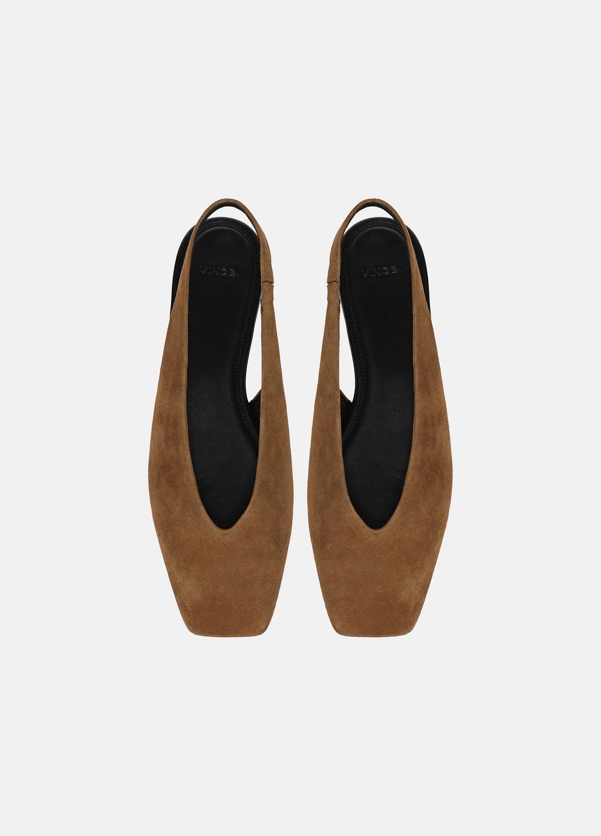 Darlina Suede Mule Slingback Flat - US 8406