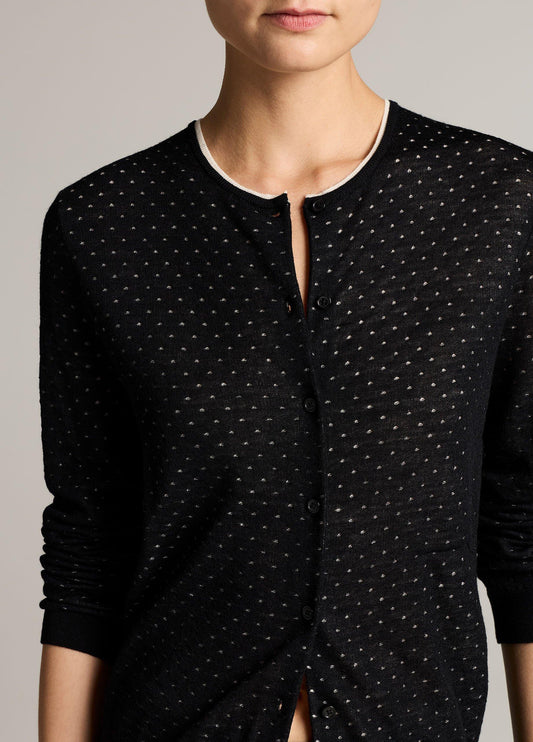 Dotted Wool-Blend Cardigan - US 1800