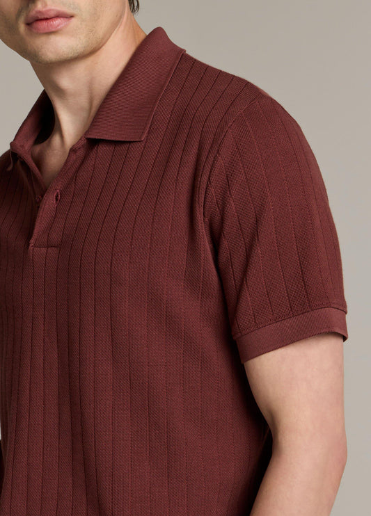 Drop-Needle Stripe Pima Cotton Polo Shirt - US 5074