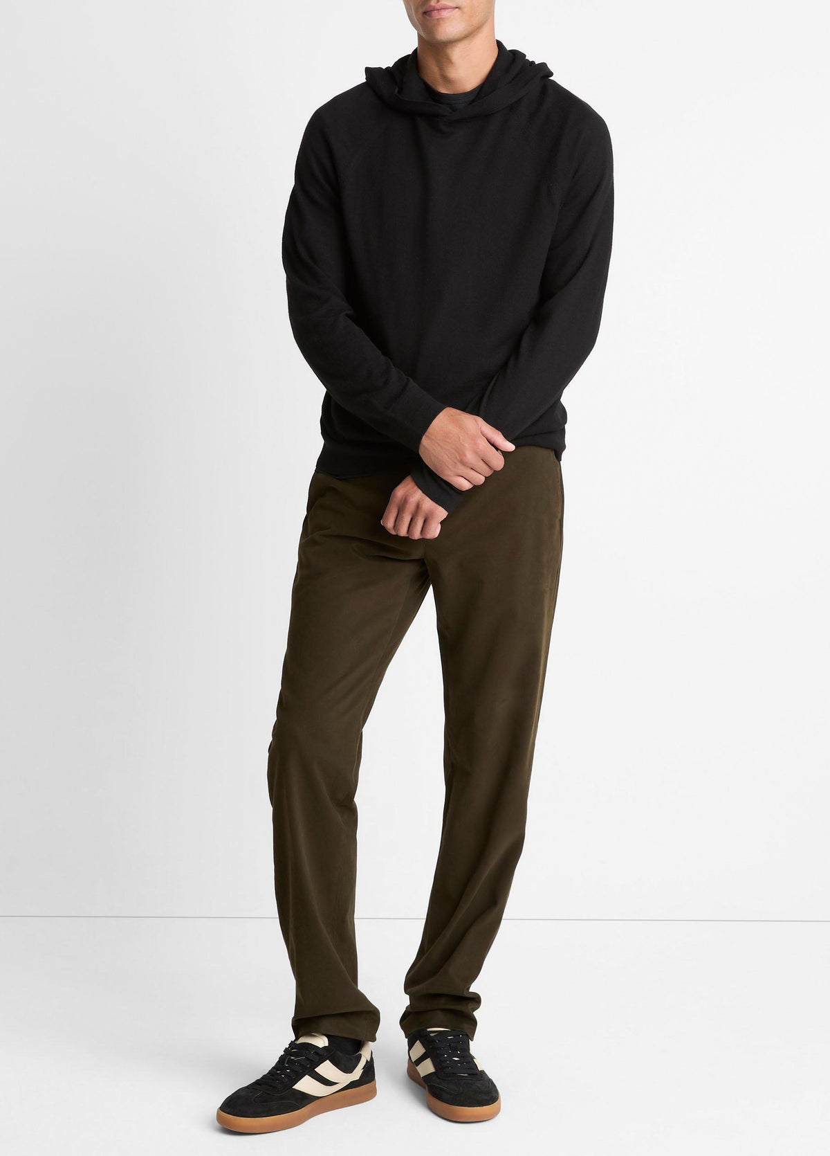 Featherweight Merino Wool-Cashmere Hoodie - US 7176