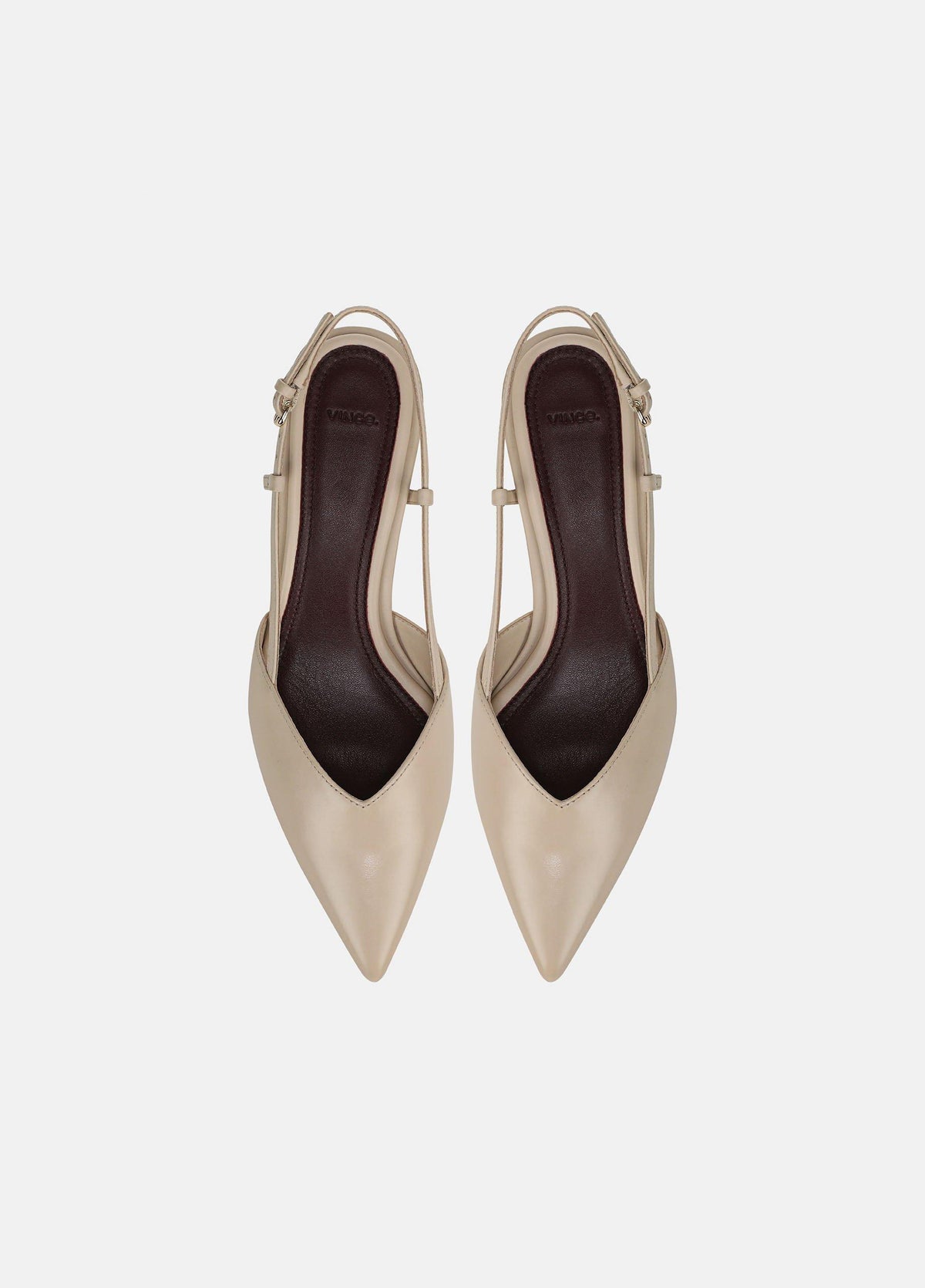 Levvy Leather Slingback Heel - US 7508