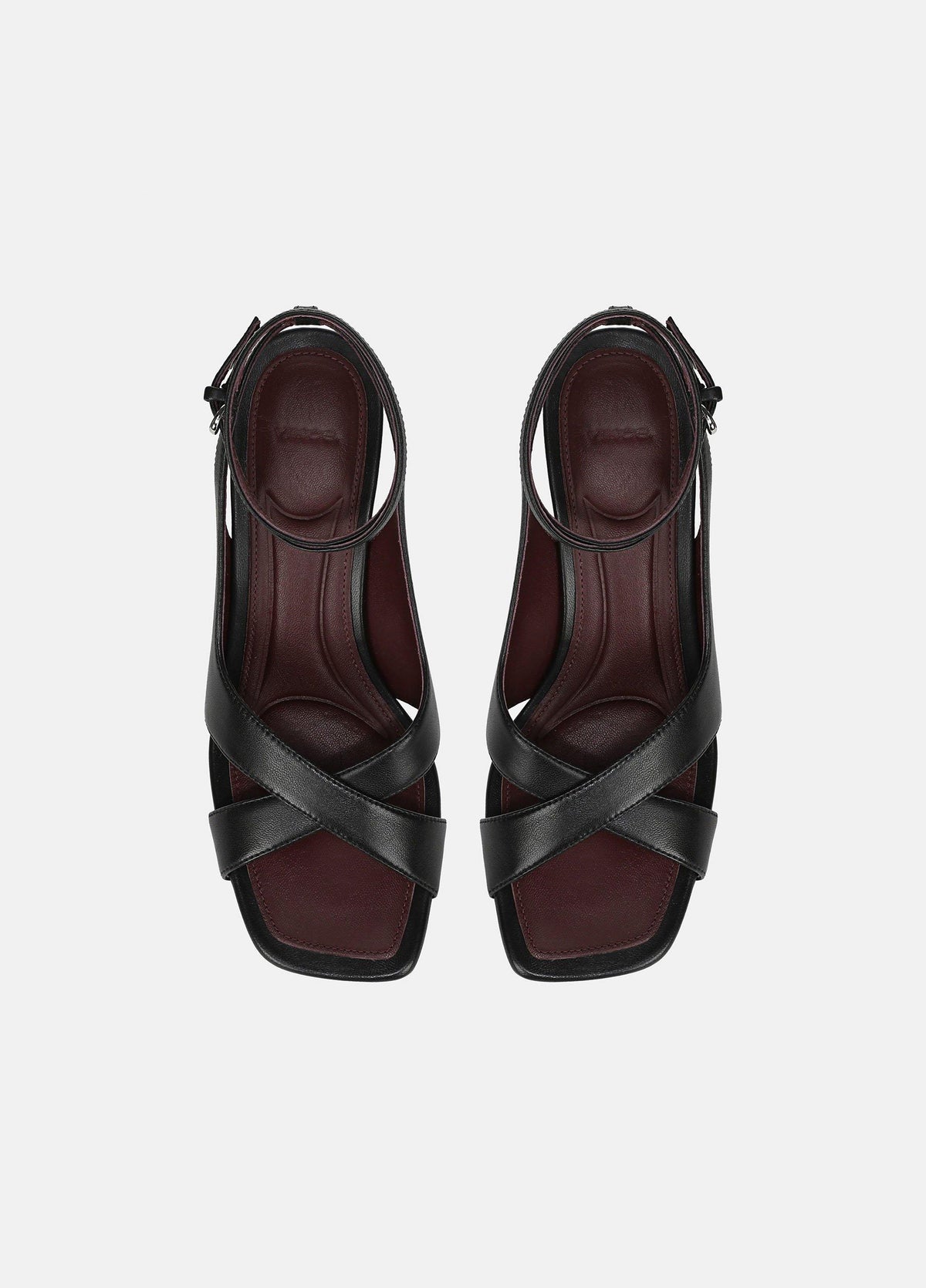 Lola Leather Heeled Wrap Sandal - US 6519