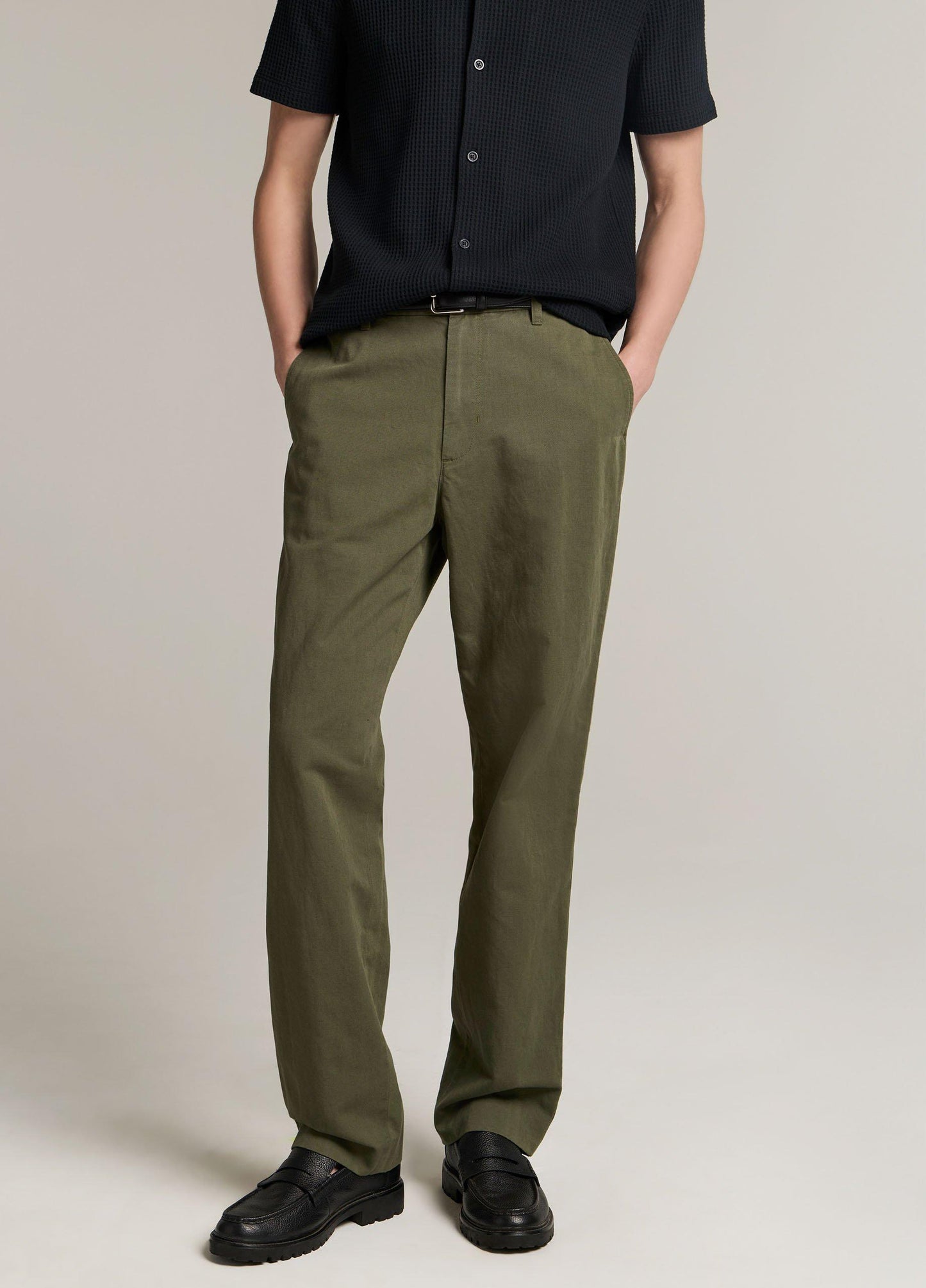 Louie Relaxed Cotton-Linen Chino Pant - US 1761