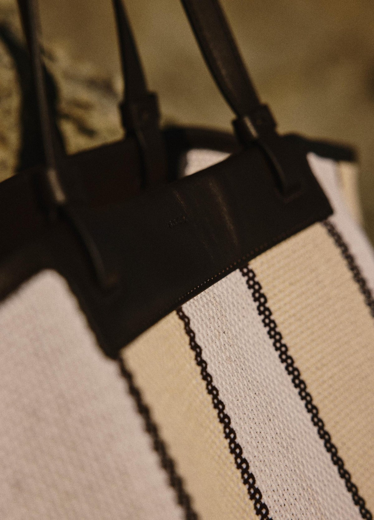 Marin Woven Cotton Large Tote - US 5064