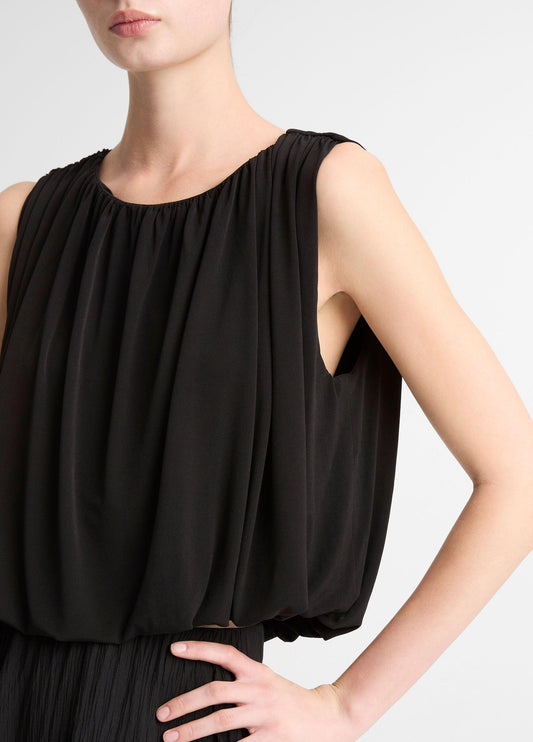 Matte Jersey Bubble Top - US 5648