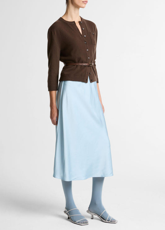 Matte Satin Slip Skirt - US 7877