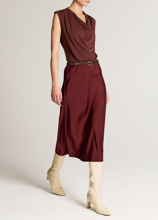 Matte Satin Slip Skirt - US 6003