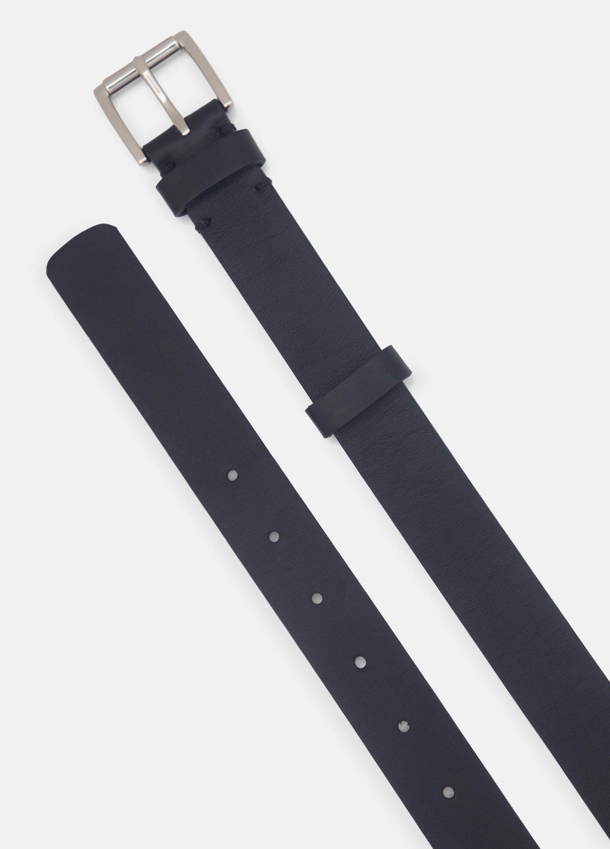 Men's 30mm Leather Double-Loop Belt - US 7962