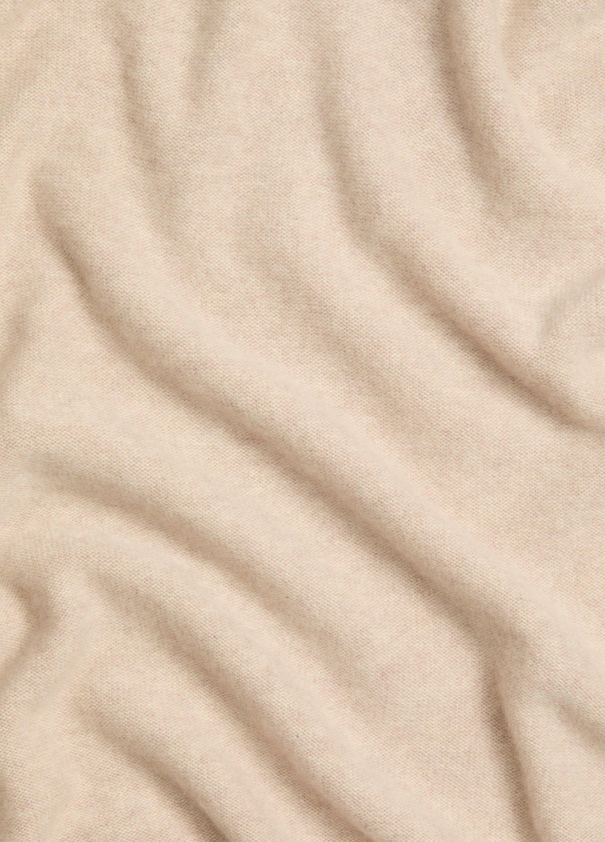 Merino Wool-Cashmere Funnel-Neck Poncho - US 3296