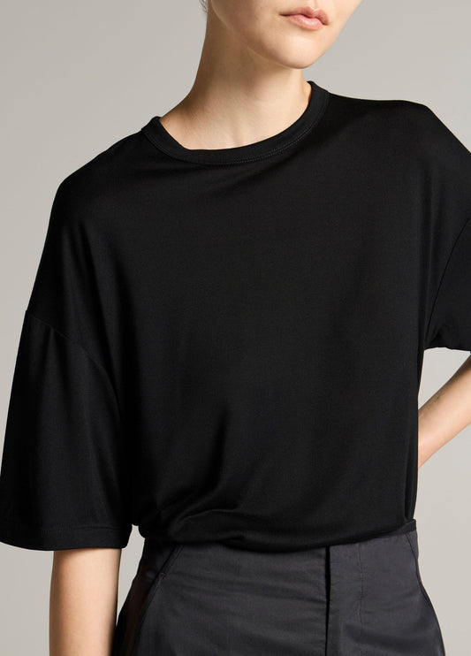 Modal-Silk Relaxed T-Shirt - US 9157