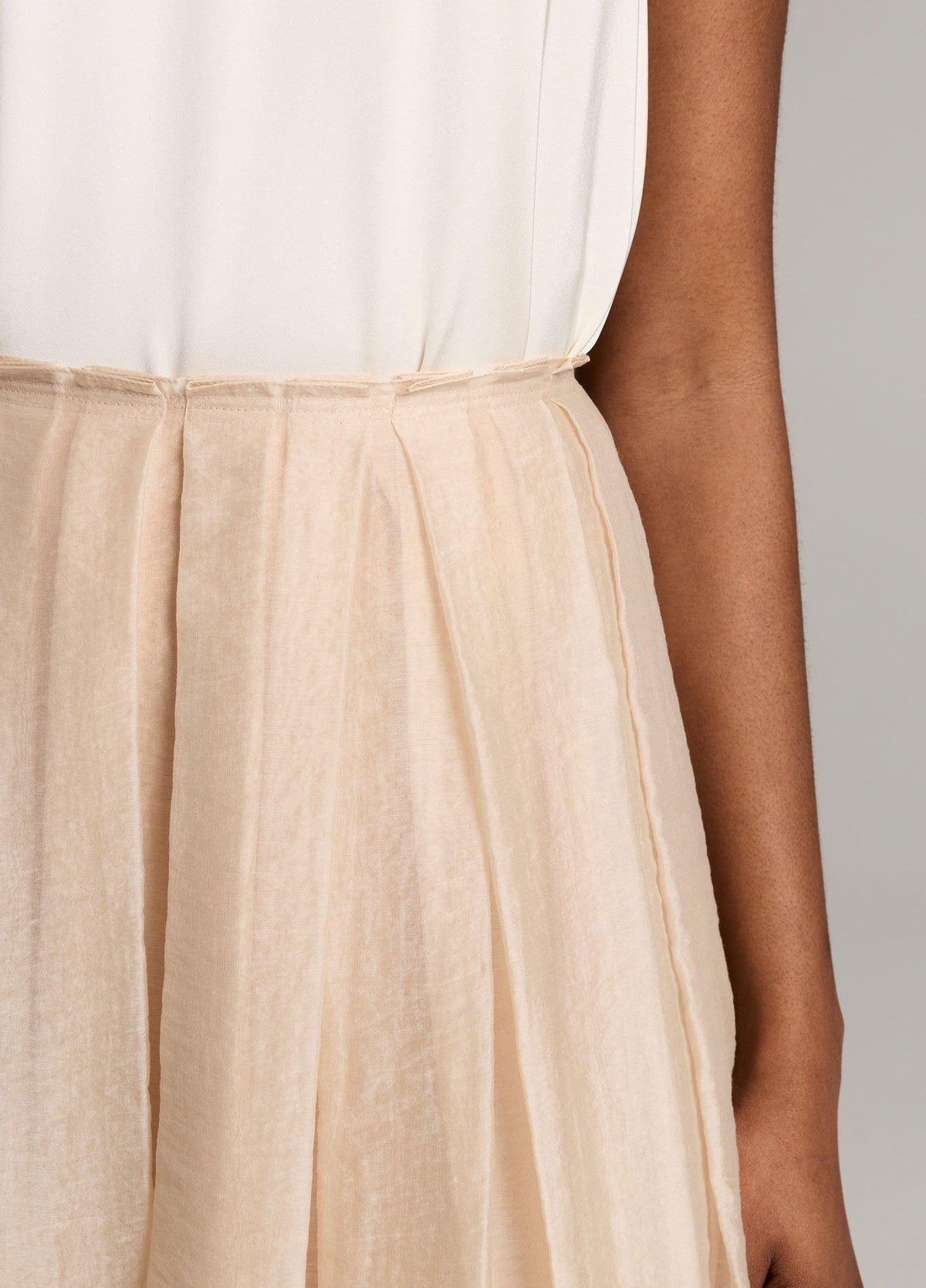 Pleated Layered Skirt - US 5067