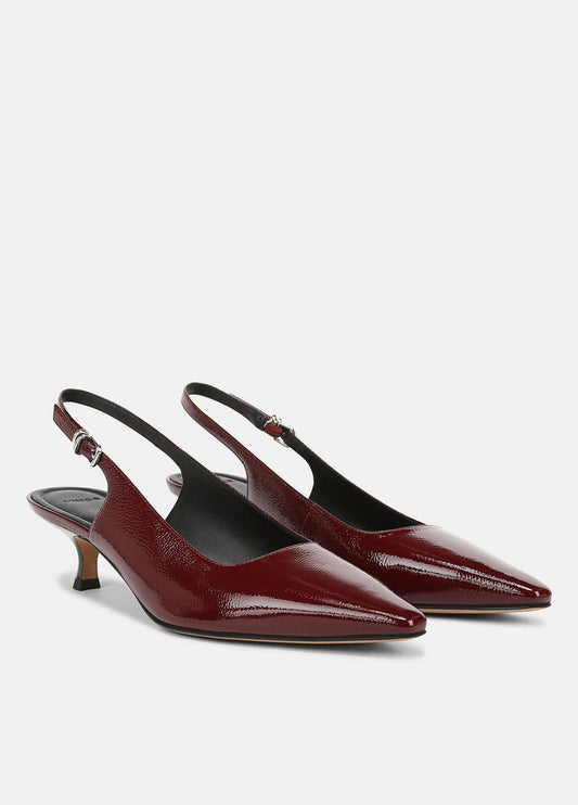 Sabra Leather Slingback Heel - US 8849