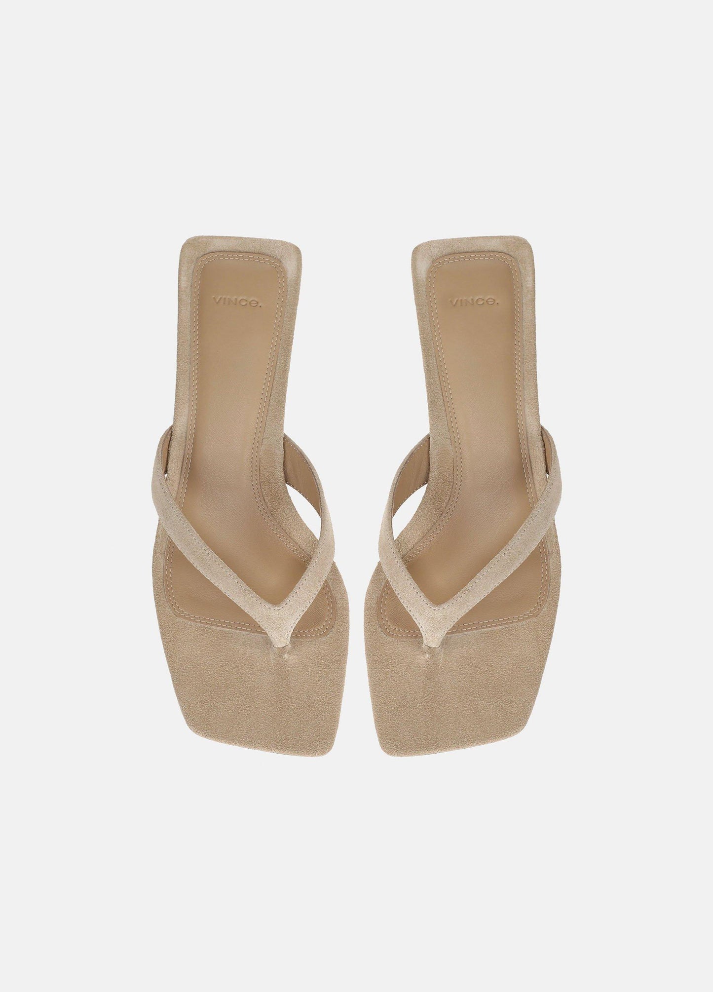 San Juan Suede Heeled Thong Sandal - US 9464