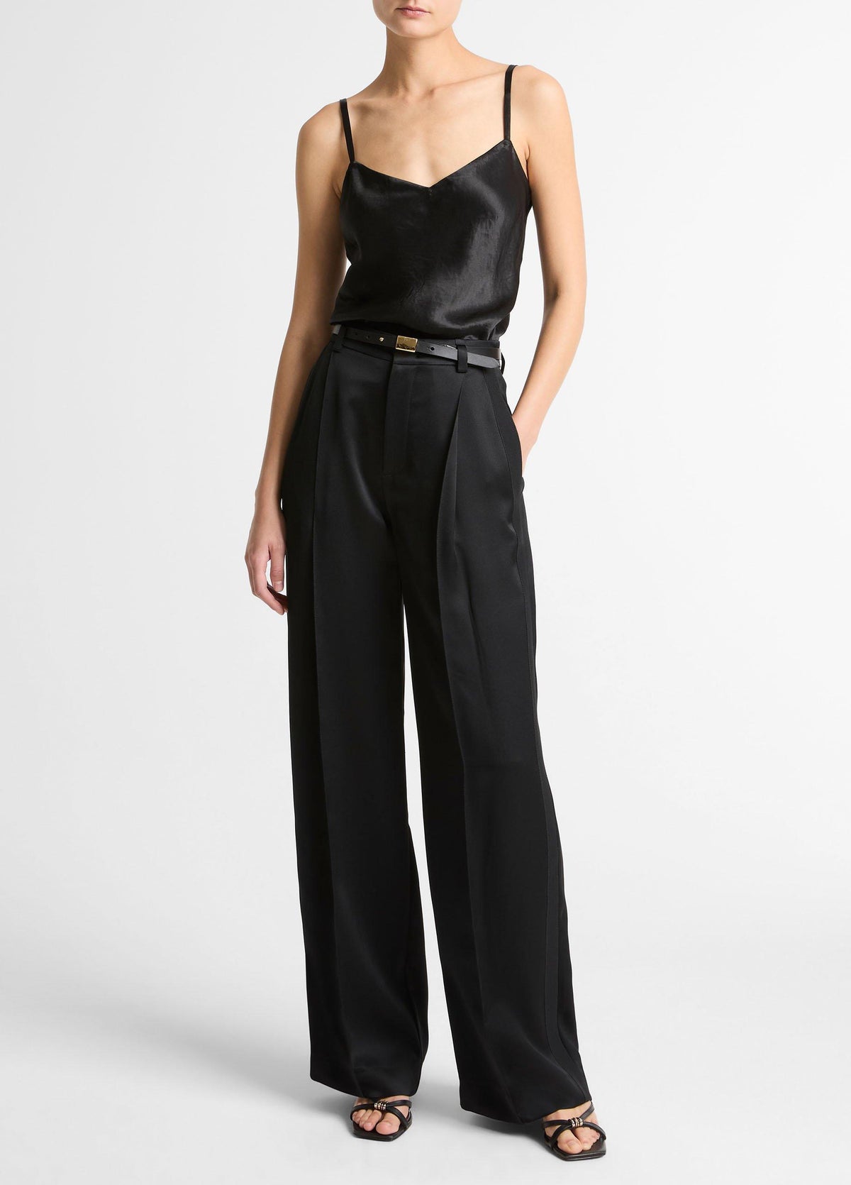 Satin V-Neck Camisole - US 4221