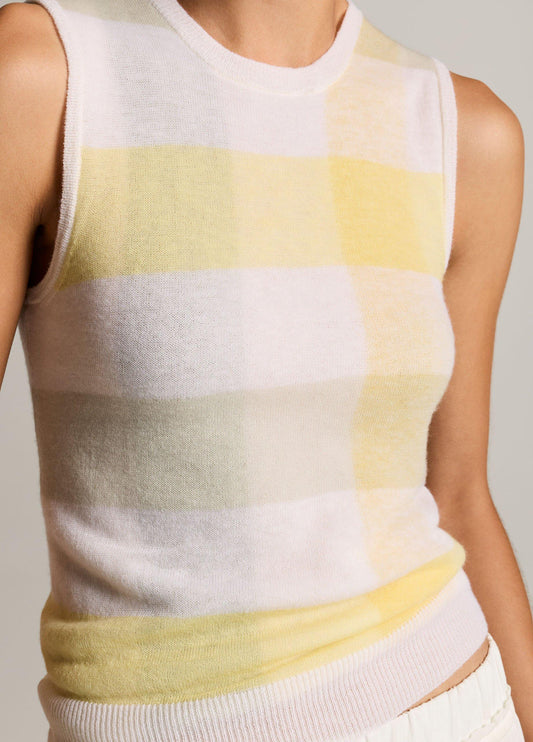 Shadow Plaid Wool Shell - US 4471