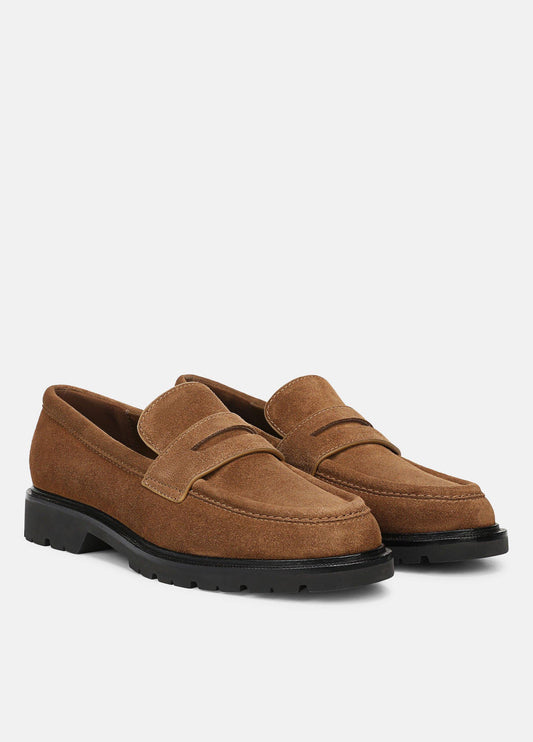 Siena Suede Lug-Sole Loafer - US 7587