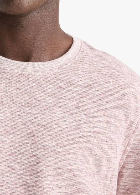 Space-Dye Cotton-Blend Long-Sleeve T-Shirt - US 2051