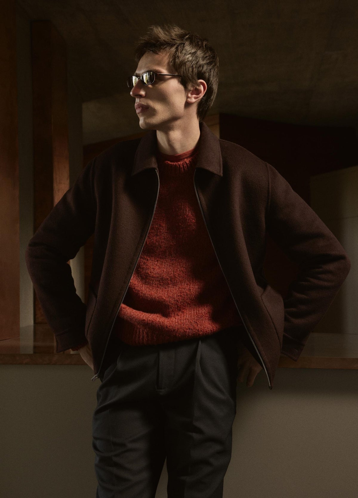 Splittable Wool-Blend Jacket - US 6535