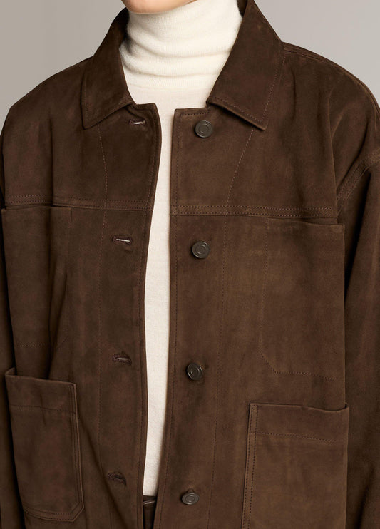 Suede Trucker Jacket - US 6377