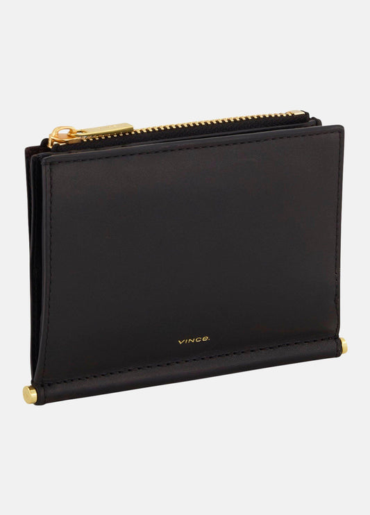 Toggle Bar Leather Bifold Wallet - US 0682