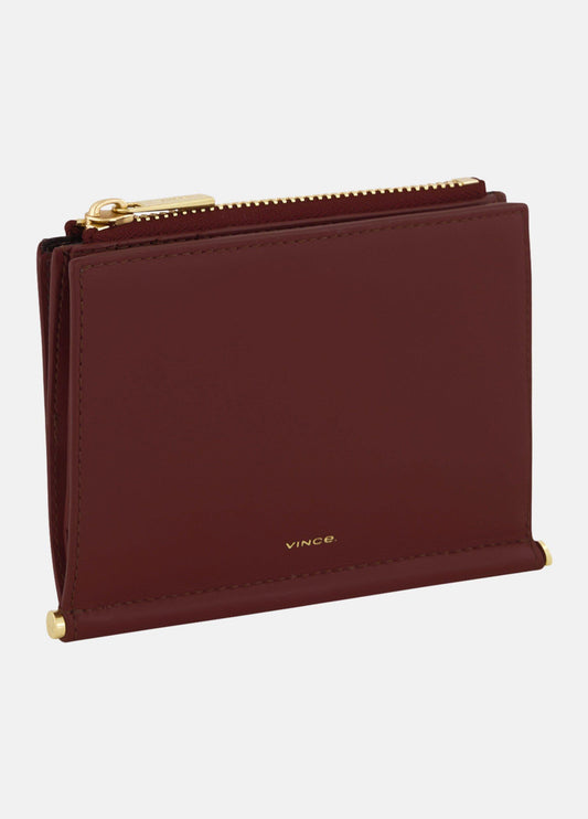 Toggle Bar Leather Bifold Wallet - US 8603