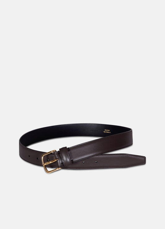 Women’s 32mm Stitched Leather Belt - US 4832