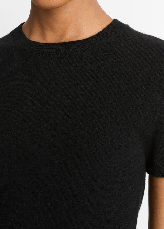 Wool & Cashmere-Blend Short-Sleeve Sweater - US 4066