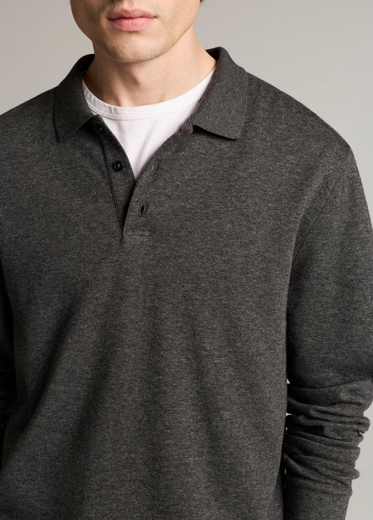 Heathered Double-Face Cotton-Blend Polo Shirt - US 7452