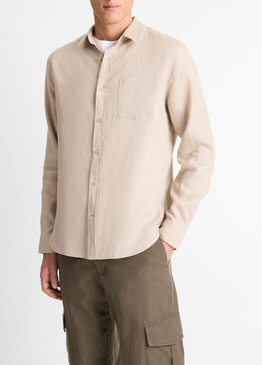 Linen Long-Sleeve Shirt - US 8552