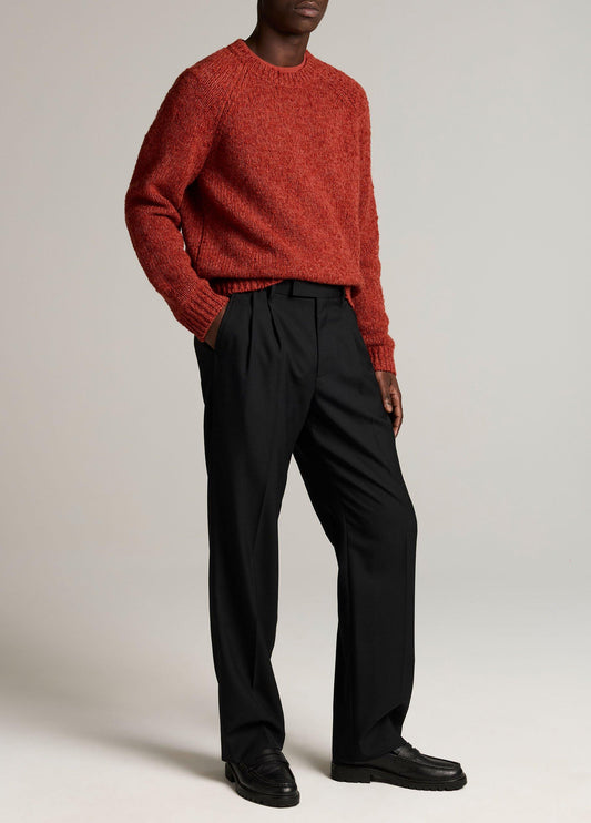 Louie Relaxed Twill Double-Pleated Trouser - US 2156