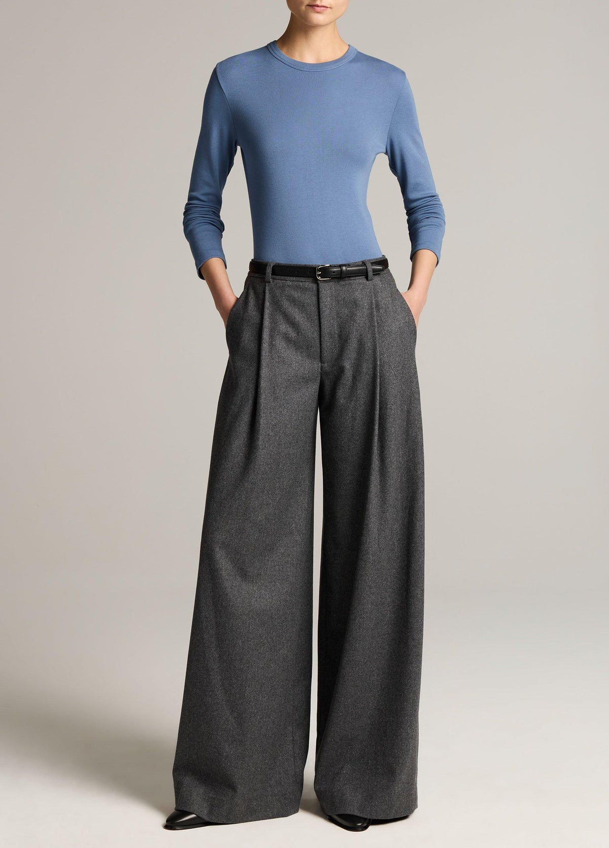 Essential Pima Cotton-Blend Long-Sleeve T-Shirt - US 2420