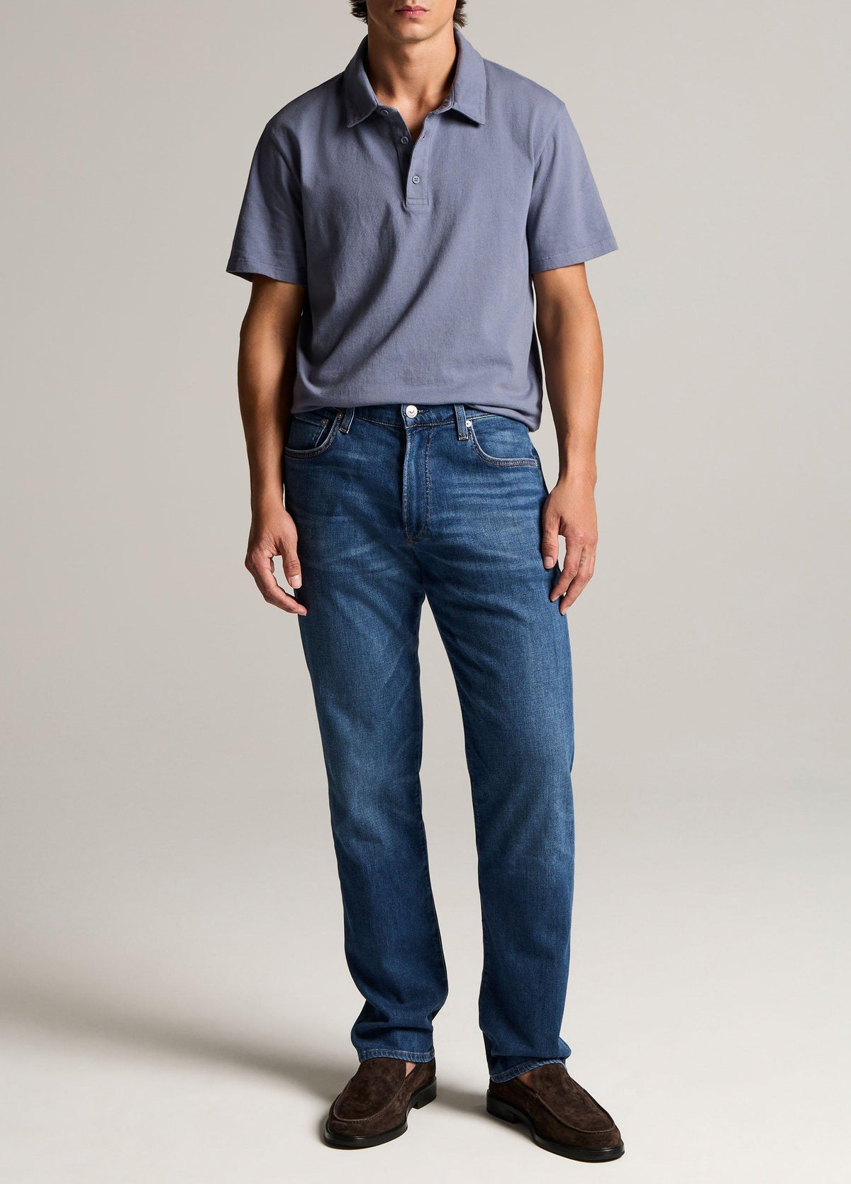 Garment Dye Cotton Polo Shirt - US 6302