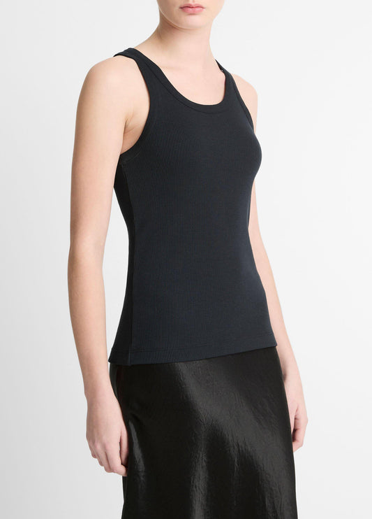 Ribbed Scoop-Neck Tank - US 1187