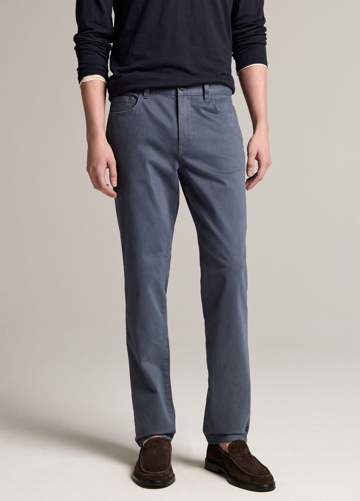 Dylan Slim 5-Pocket Peached Stretch-Cotton Pant - US 6823