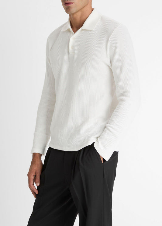 Variegated Cotton Polo Shirt - US 0365