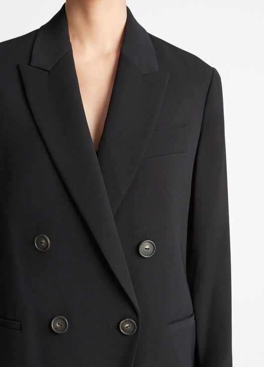 Crepe Double-Breasted Blazer - US 4056